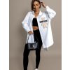 Bílá oversized košile BADIA