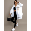 Bílá oversized košile BADIA