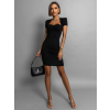 Černé elegantní šaty BASEH s vycpávkami