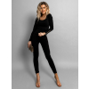 Černý elegantní elastický komplet ESTEBAN