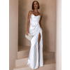 Bílé dlouhé plesové elegantní šaty VOLINET