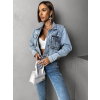 Světle modrá džínová bunda LEVASTI s kapsami