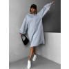 Šedá oversized mikina ABISANEL