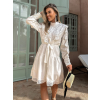 Bílé košilové krajkové šaty RAYNAS