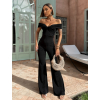 Černý dlouhý společenský overal AGEUSE