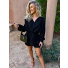 Černý mušelínový komplet se sukní RIMAL