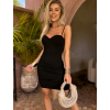Černé jednoduché koktejlky SILOT s vycpávkami