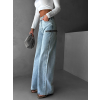 Světlé široké wide leg džíny SARFAR