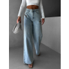 Světlé široké wide leg džíny SARFAR