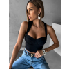 Černý elegantní korzet top DRAGAN