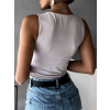 Šedé elastické tílko SAMIRA
