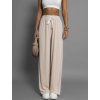 Krémové kalhoty AJSAL s rozšířenými nohavicemi