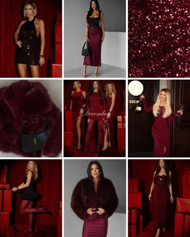 🎄 Prosinec je tu 🥳 A tímto oficiálně vyhlašujeme: vánoční mood ON ✨ Červená, bordó, třpyt, kožíšky a slavnostní atmosféra…...